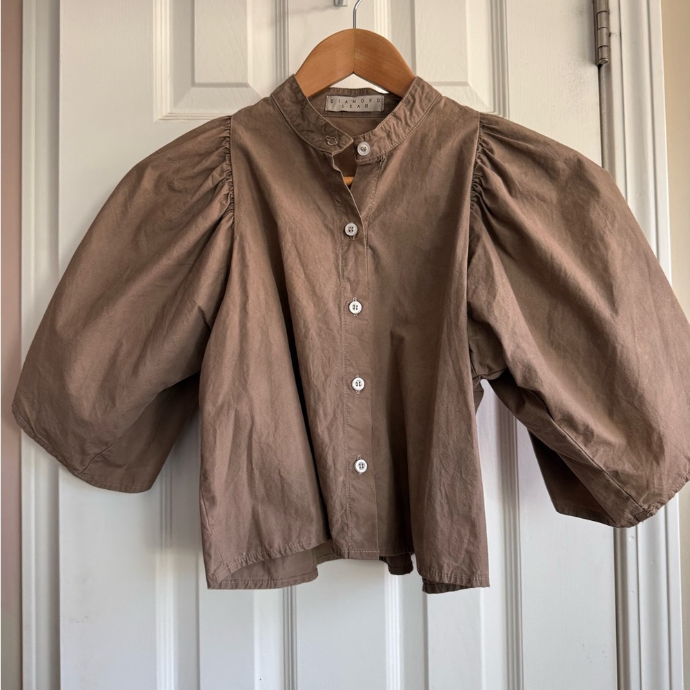 Diamond Leah clairo blouse XS